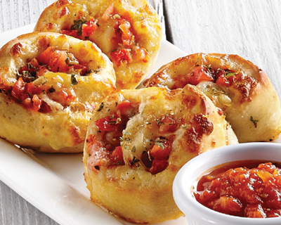 Bruschetta Pizza Rolls